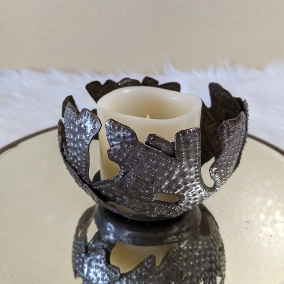 Vtg Josnel Bruno Handmade Upcycled Metal Work Bowl - Picture 6 of 6